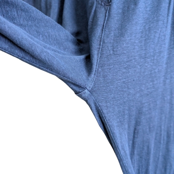 Aritzia Wilfred Free Joggers Slouchy Elastic Waist Womens S Pull-on Linen Blue - Picture 6 of 8